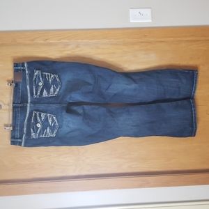 Maurices bootcut jeans with metallic accent